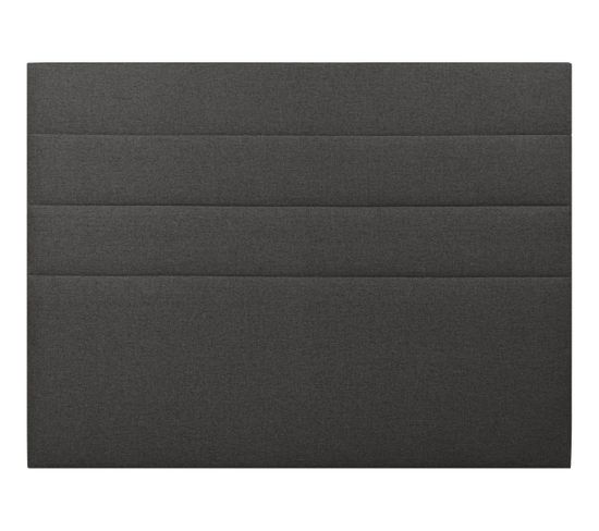 Tête de lit tissu L.180 cm NUIT FAUBOURG VICTOIRE noir