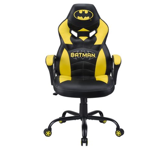 Chaise Gaming Batman, Fauteuil Gamer Noir Taille S/m