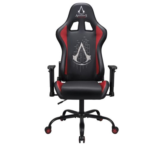 Chaise Gaming Assassin's Creed, Fauteuil Gamer Noir Taille L