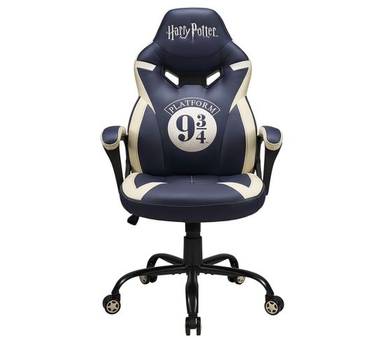 Chaise Gaming Harry Potter Platform 9 3/4, Fauteuil Gamer Bleu Taille S/m