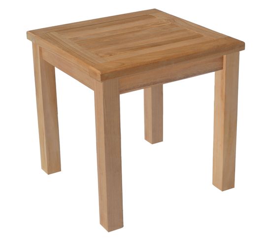 Table D'appoint Carrée En Teck 45cm Java