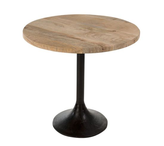 Table D'appoint Ronde Bois/métal - Margotte