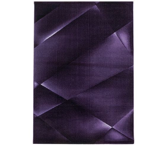 Reflet - Tapis à Motifs Géométrique - Violet 240 X 340 Cm