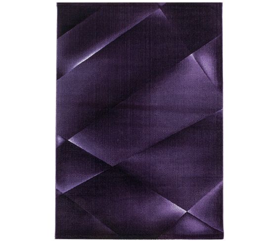 Reflet - Tapis À Motifs Géométrique - Violet 120 X 170 Cm