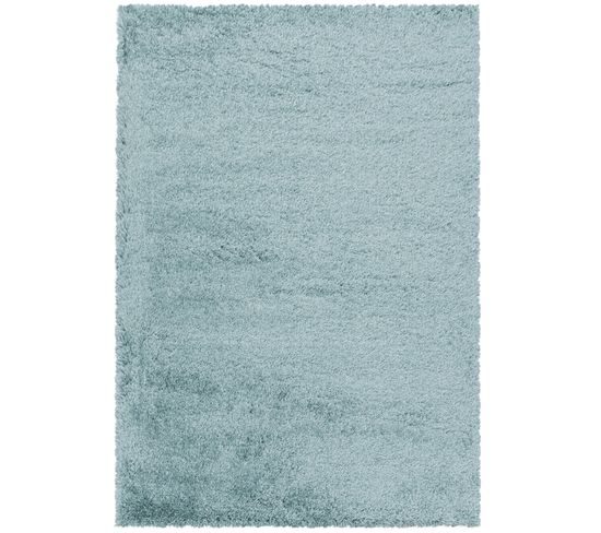 Moelleux - Tapis Cosy à Poils Longs - Bleu Pastel 080 X 250 Cm