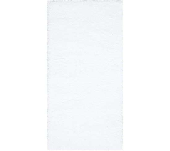 Tapis à Poils Longs Softy Blanc Neige 80x150cm
