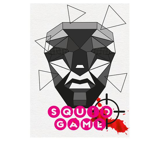 Squid Game - Signature Poster - Mask - 30x40 Cm