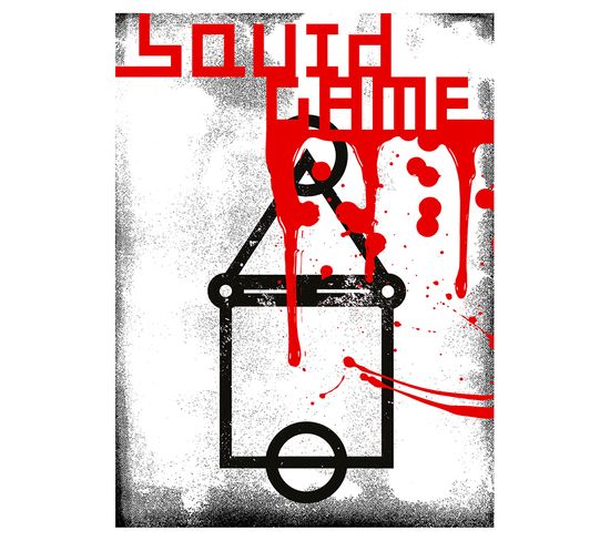Squid Game - Signature Poster - Blood - 21x30 Cm