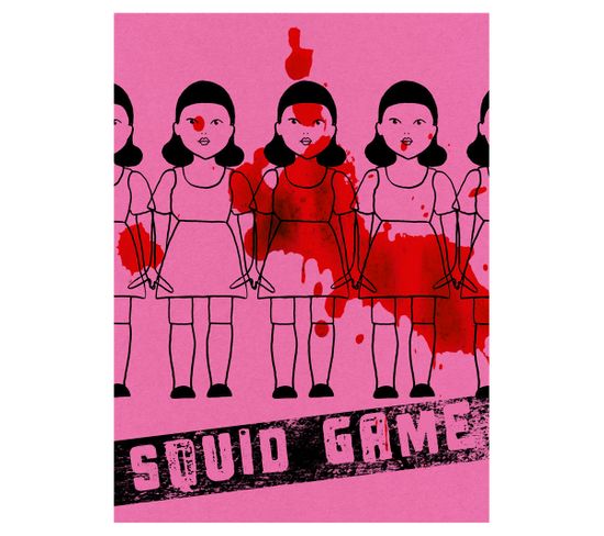 Squid Game - Signature Poster - Doll - 30x40 Cm