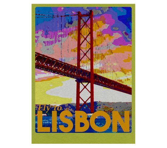 Travel - Signature Poster - Lisboa1 - 21x30 Cm