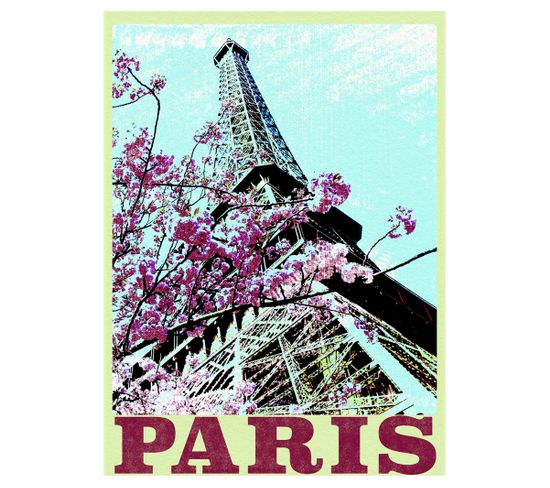 Travel - Signature Poster - Paris - 30x40 Cm