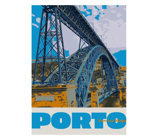 Travel - Signature Poster - Porto1 - 30x40 Cm