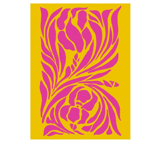 Art - Signature Poster - Pink Orchid - 30x40 Cm