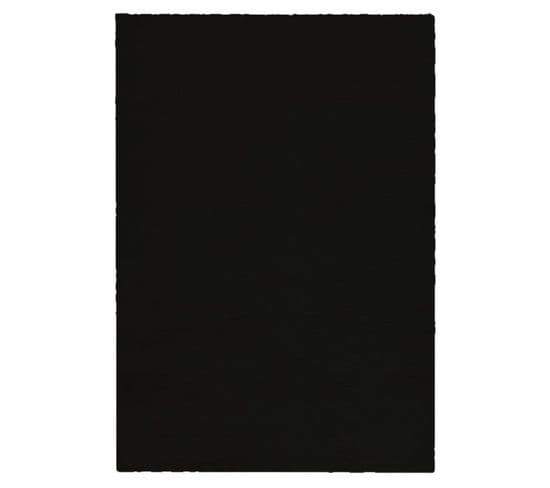 Tapis Doux Noir - Lumia Noir - 60x100 Cm