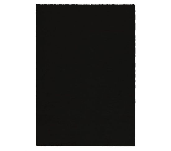 Tapis Doux Noir - Lumia Noir - 80x150 Cm