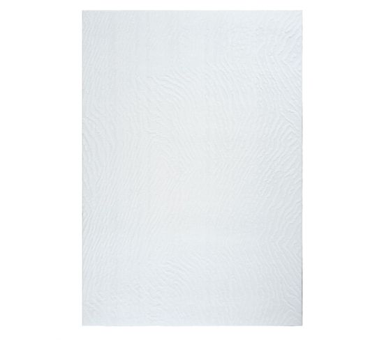 Tapis Lavable Blanc Seyf Blanc - 160x230 Cm