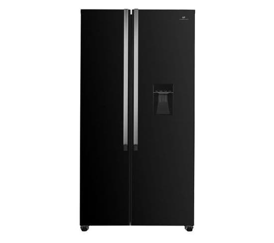 Réfrigérateur Américain - Total No Frost - 529l - L90xh177 Cm - Moteur Inverter - Noir - Cera532nfb