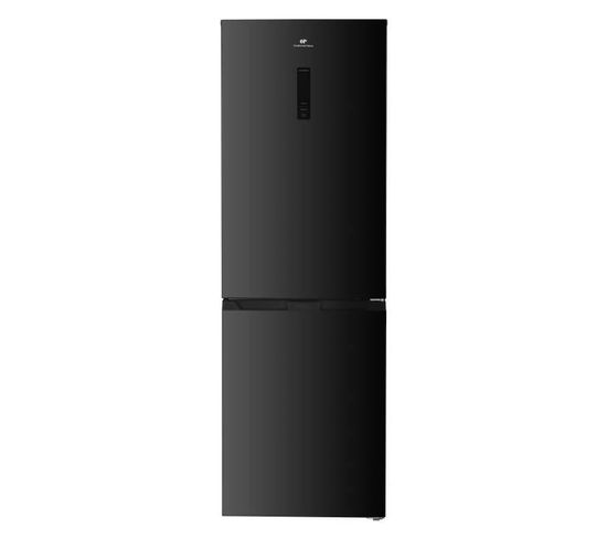 Réfrigérateur Combiné Cefc323nfb - 323l - Total No Frost - Display Sur La Porte - Classe D - Noir