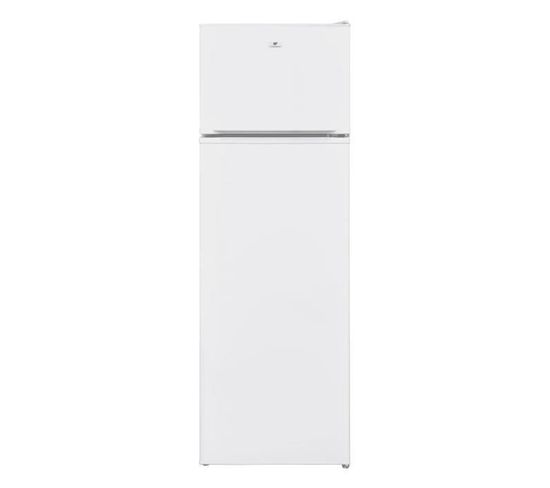 Réfrigérateur Congélateur Haut 243l - Froid Statique - Blanc - Classe E