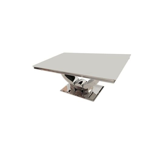 Table Basse Trofy Blanc  L 120cm