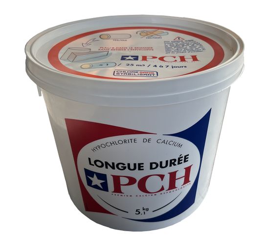 Chlore Lent Stick 300g 5.1kg - Hypochlorite Calcium Longue Duree
