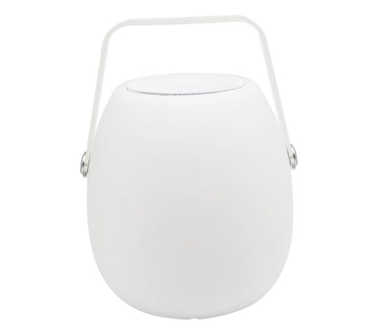 Lampe Enceinte Bluetooth Sans Fil So Play Blanc Polyéthylène 10w
