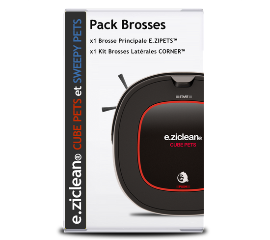 Pack Brosses - Eziclean® Aqua One, Cube Pets Et Sweepy Pets