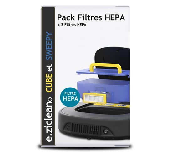 Filtres Hepa - Eziclean® Aqua One, Cube, Sweepy Et One Aqua 200