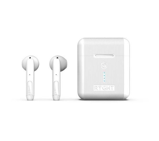 R480842 Veho - Ecouteur True Wireless Earbuds - Blanc