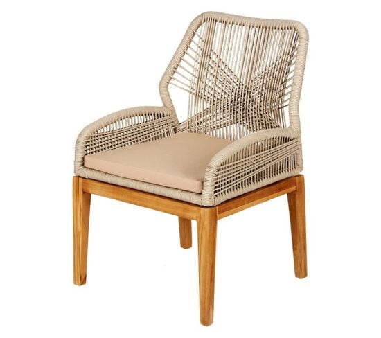Fauteuil Calpe - Rope/bois