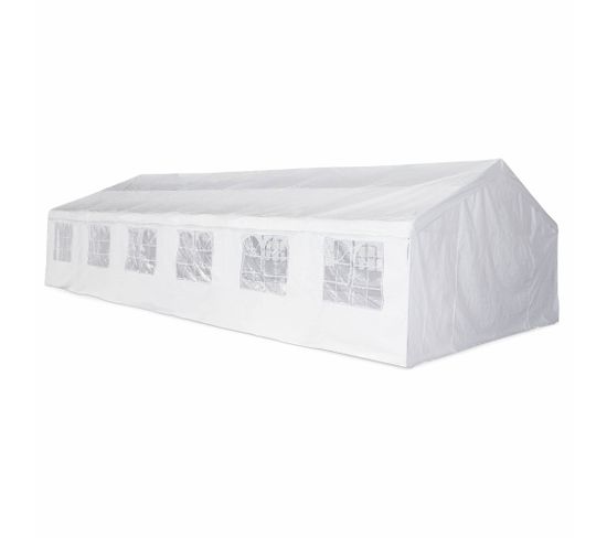 Tente De Réception 6 X 12 M - Lutecia -  Blanc - Tente De Jardin Idéale Pour Réception à Utiliser