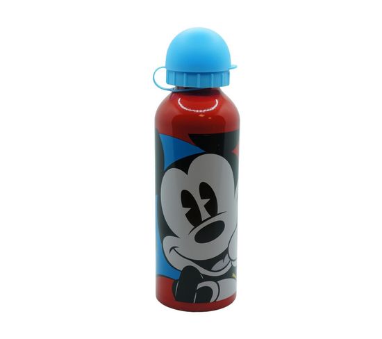 Gourde Rouge Bouchon Bleu Disney Mickey - 500 Ml