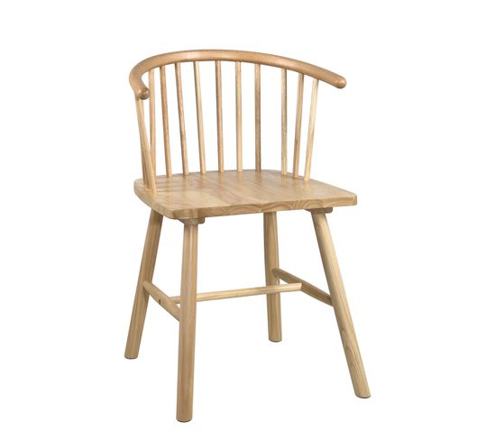 Chaise à barreaux bois vintage bistrot western MINO