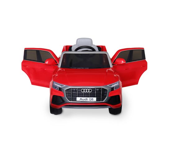 Audi Q8 Rouge Voiture Électrique 12v. 1 Place. 4x4 Pour Enfants Avec Autoradio Et Télécommande