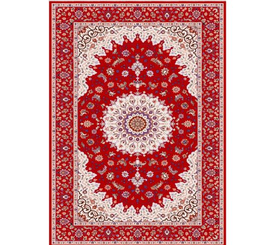 Tapis Orient Sultan Rouge Coloris - Rouge, - 160x230