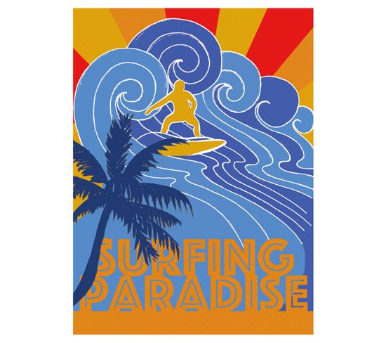 Sea - Signature Poster - Surfing_paradise_1 - 60x80 Cm