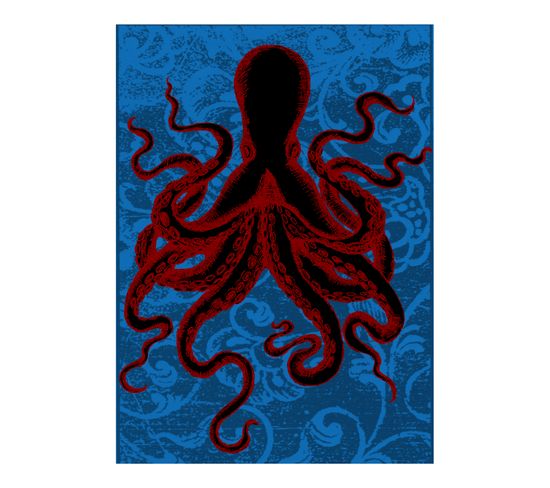Curiosity - Signature Poster - Octopus_2 - 60x80 Cm