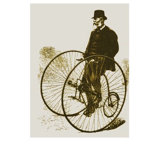 Vintage - Signature Poster - Bicycle - 21x30 Cm