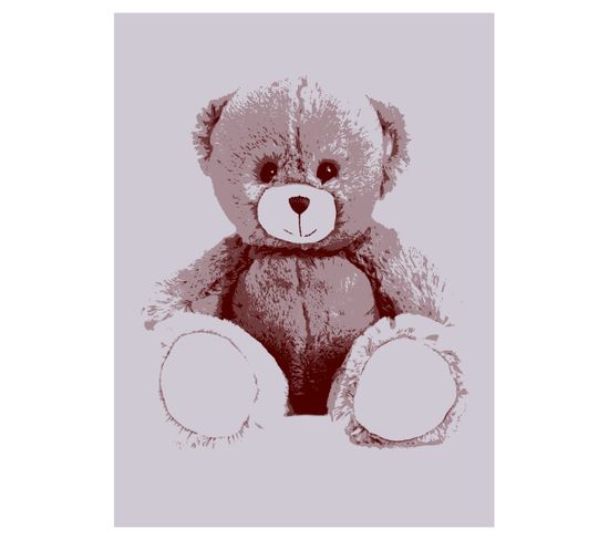 Kids - Signature Poster - Teddybear_4 - 30x40 Cm