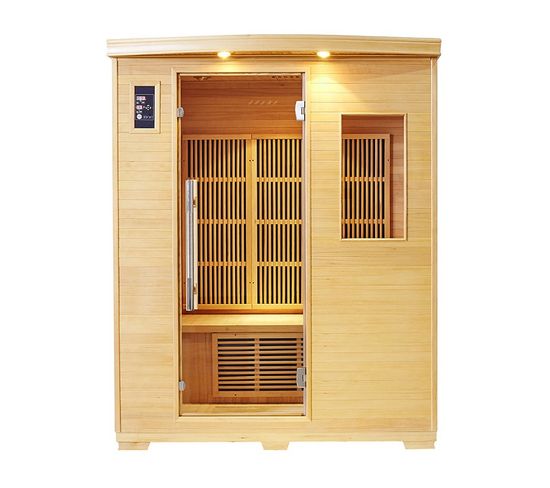 Sauna Infrarouge Nordica® Carbone Ir3 (3 Places) - 150x120