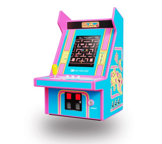 Mini Borne D'arcade Ms. Pac-man™ Console Portable Retrogaming