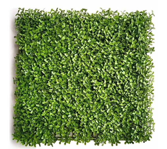 Mur Végétal Artificiel - Modèle Vert - Dimensions : 50 X 50 Cm