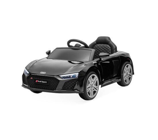 Audi R8 Voiture Électrique 12v. Noire 1 Place. 4x4 Pour Enfants. Avec Autoradio Et Télécommande