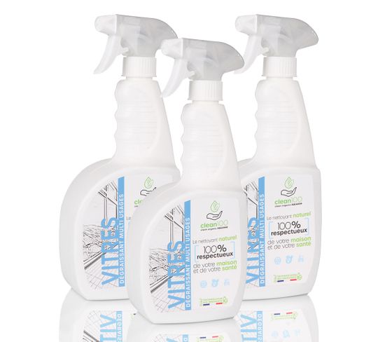 Nettoyant Liquide Special Vitres Et Miroir - Sprayer -  750ml - X3