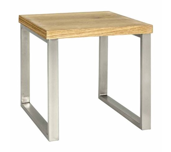 Table D'appoint Design "cassis" 45cm Naturel