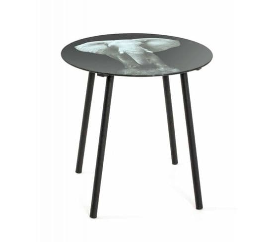 Table D'appoint Design "jumbo" 41cm Noir