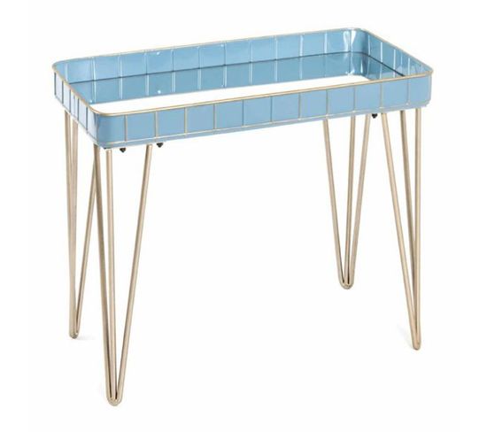 Table D'appoint Déco "andrés" 60cm Bleu