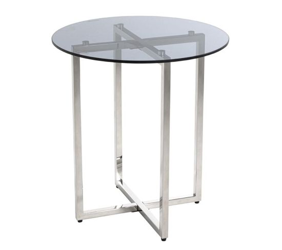 Table D'appoint Design "comada" 55cm Gris