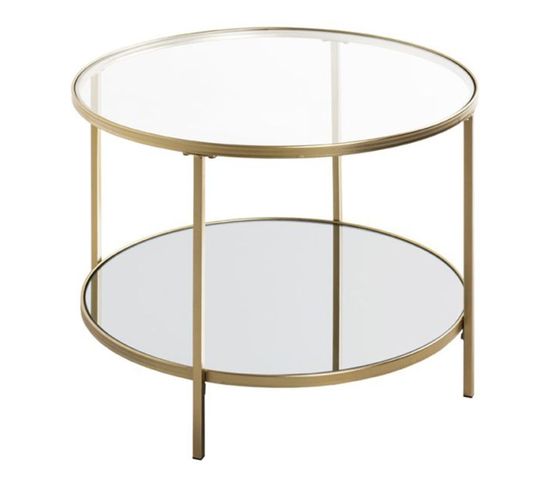 Table D'appoint Design "timana" 60cm Or