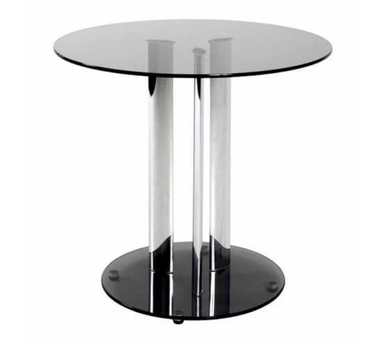 Table D'appoint Design "masup" 59cm Chromé